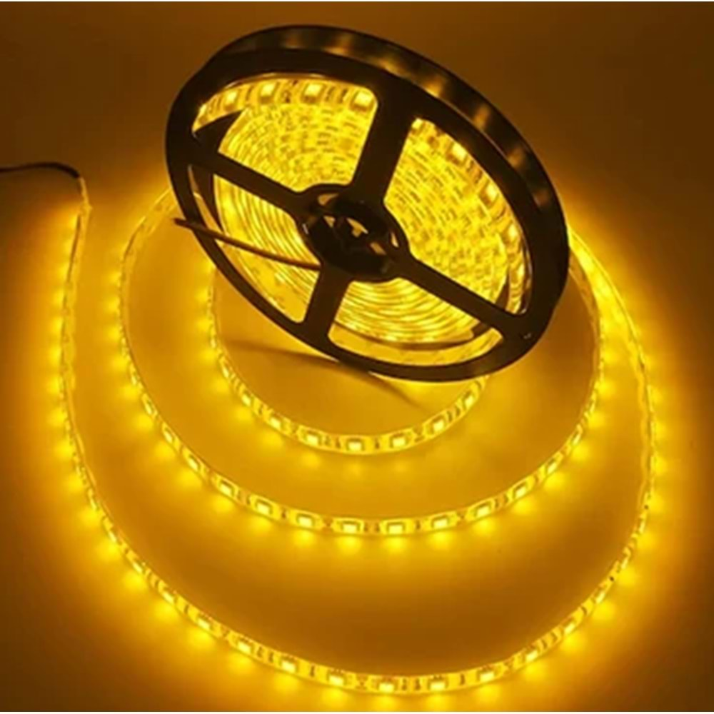 Şerit Led 40x40 Amber Renk 5 Metre Ac