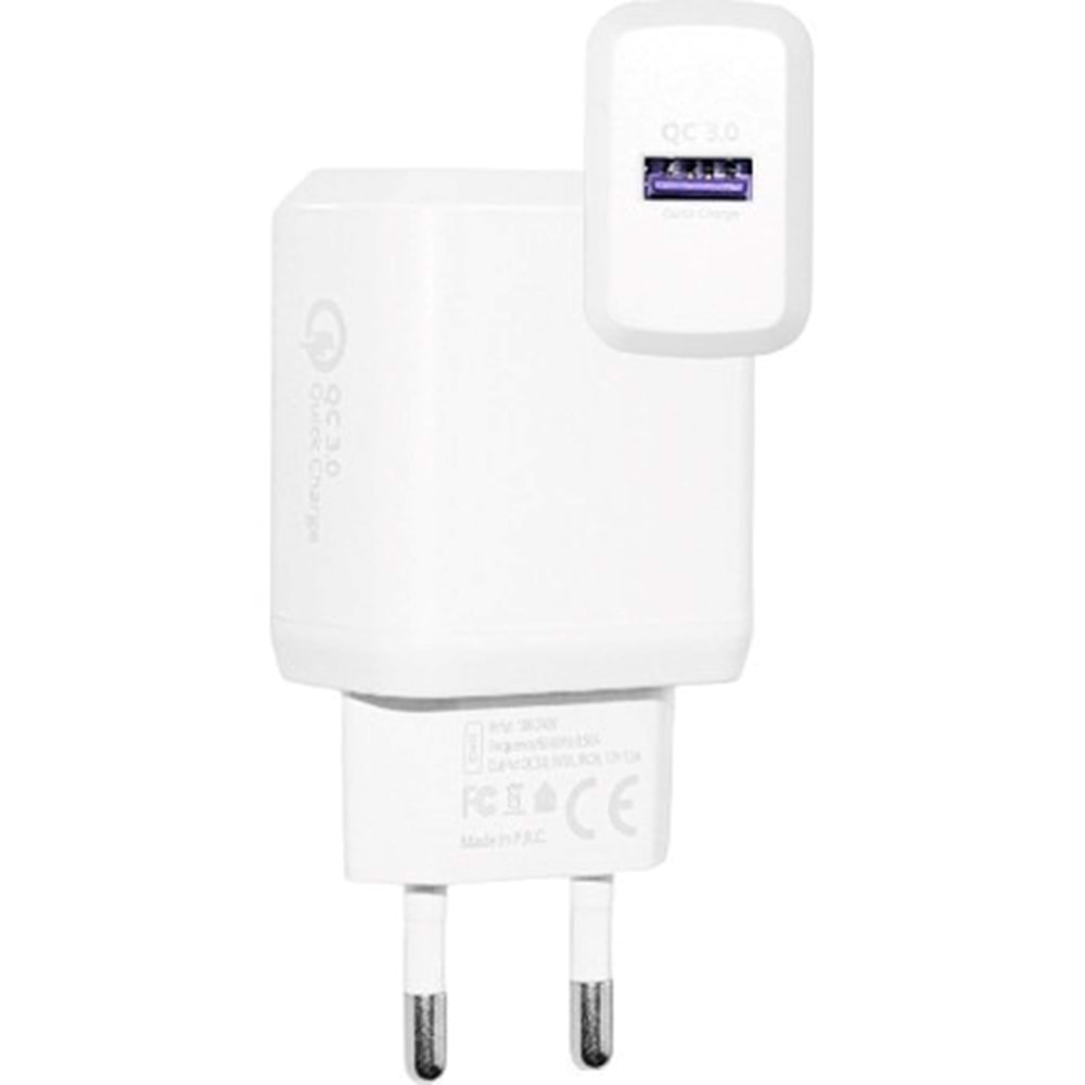 24840 Maxron Ch11 Qc 3.0 5 Volt 3 Amper 18W Usb Başlık Adaptör