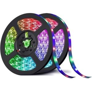 Şerit Led RGB Renkli 5 Mt. Fasel Led