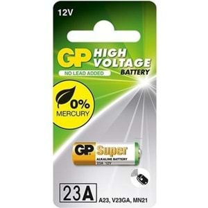 23A 12V Yüksek Voltaj Alkalin Kumanda Pili Gp