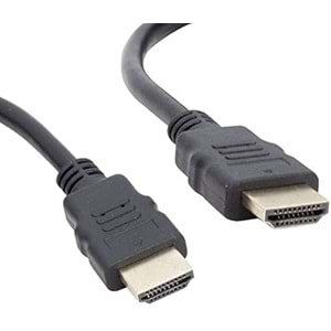 HDMI Kablo 1,5 Mt. Plastik Düz Siyah Powermaster