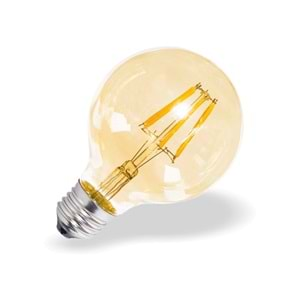 Rustik Led Ampul Fılamentli E27 Duy 4 Watt 2700K Amber LedLamp