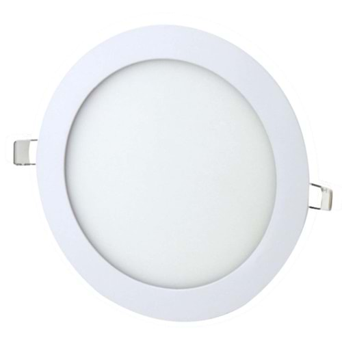 Yuvarlak Led Panel 12W 840 Lm Beyaz Sıva Altı Fasel